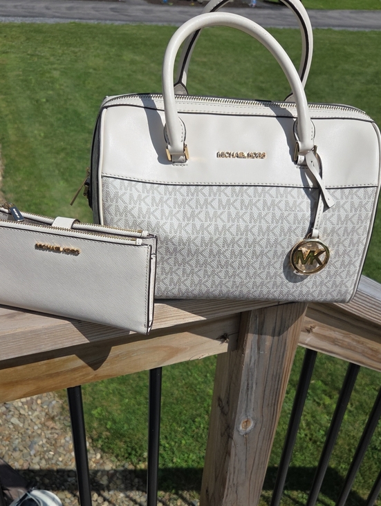 Michael Kors Handbags - Michael Kors Duffle Bag with Matching Wallet/ Wristlet